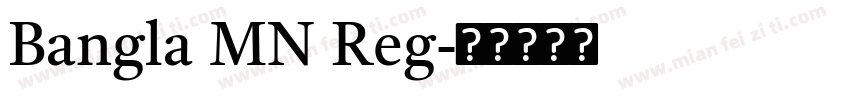 Bangla MN Reg字体转换